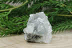 Cluster van blauwe chalcedoon, kwarts en apofylliet #6