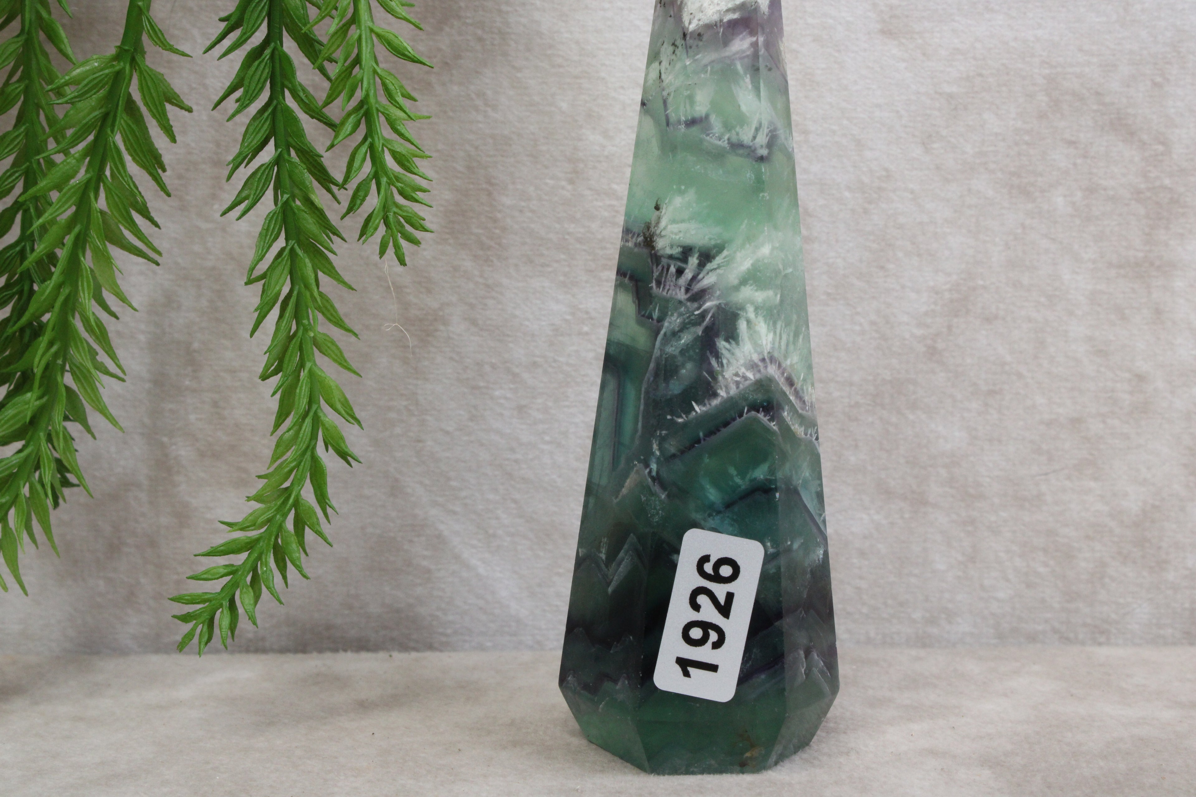 Feather fluoriet punt #1926