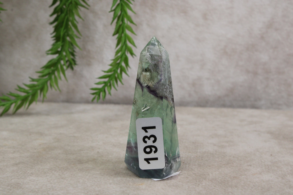 Feather fluoriet punt #1931