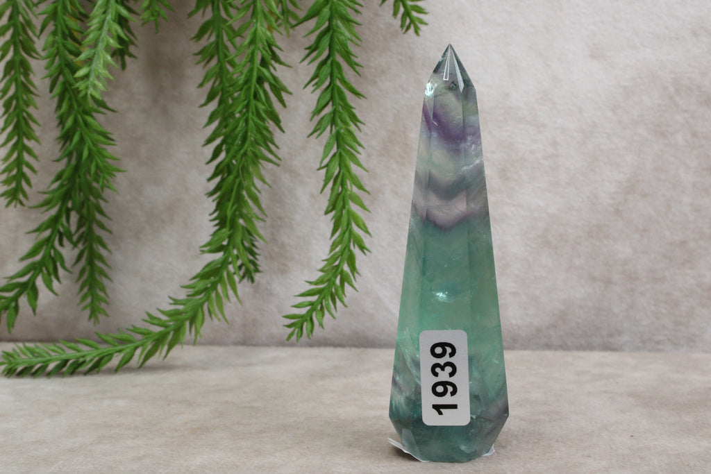 Feather fluoriet punt #1939