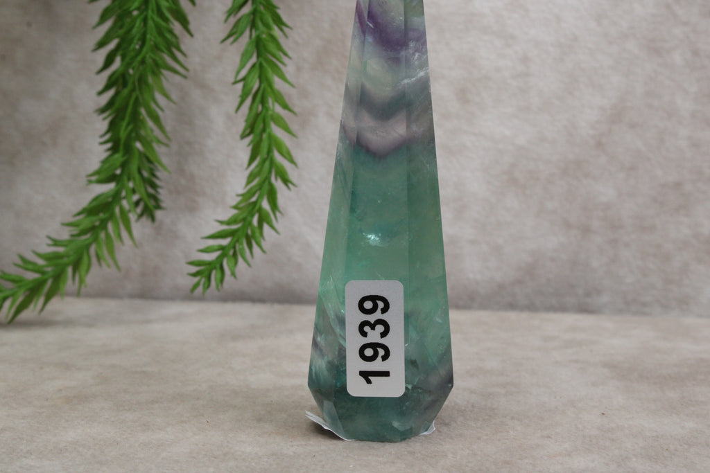 Feather fluoriet punt #1939