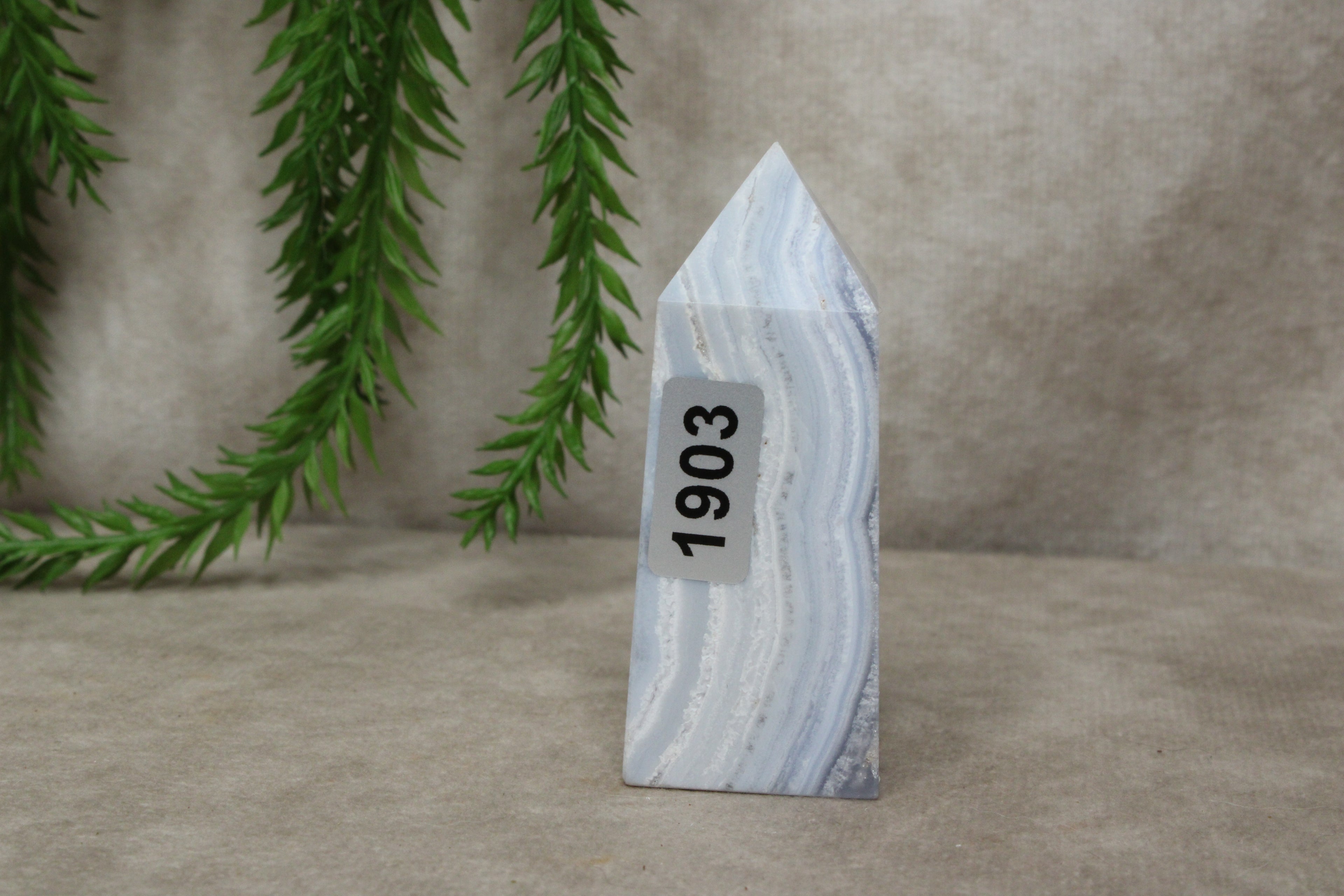Bleu lace agaat toren #1903