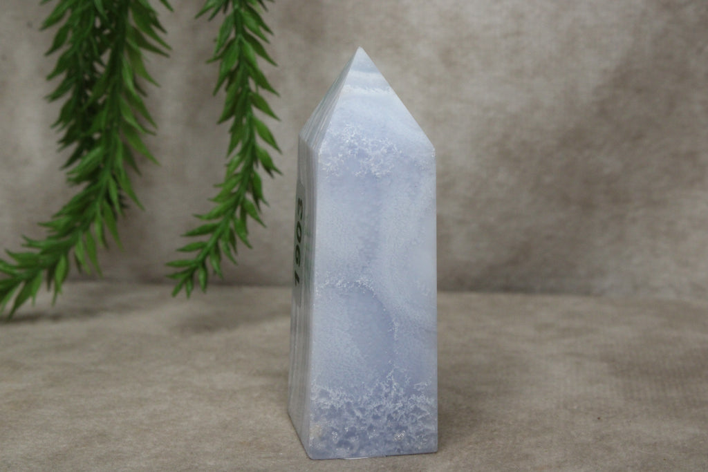 Bleu lace agaat toren #1903