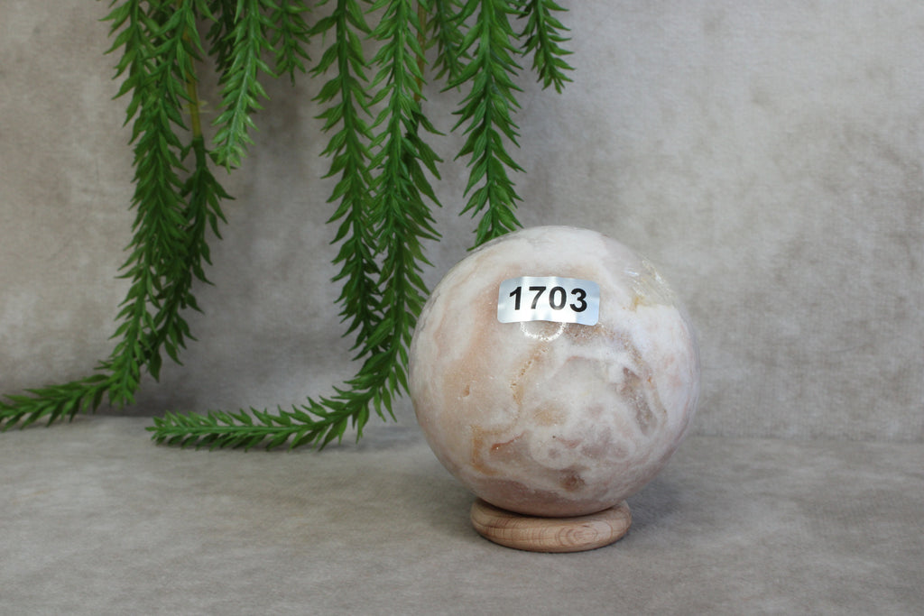 Roze amethist bol #1703