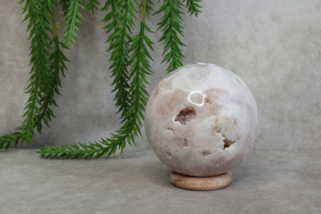 Roze amethist bol #1703