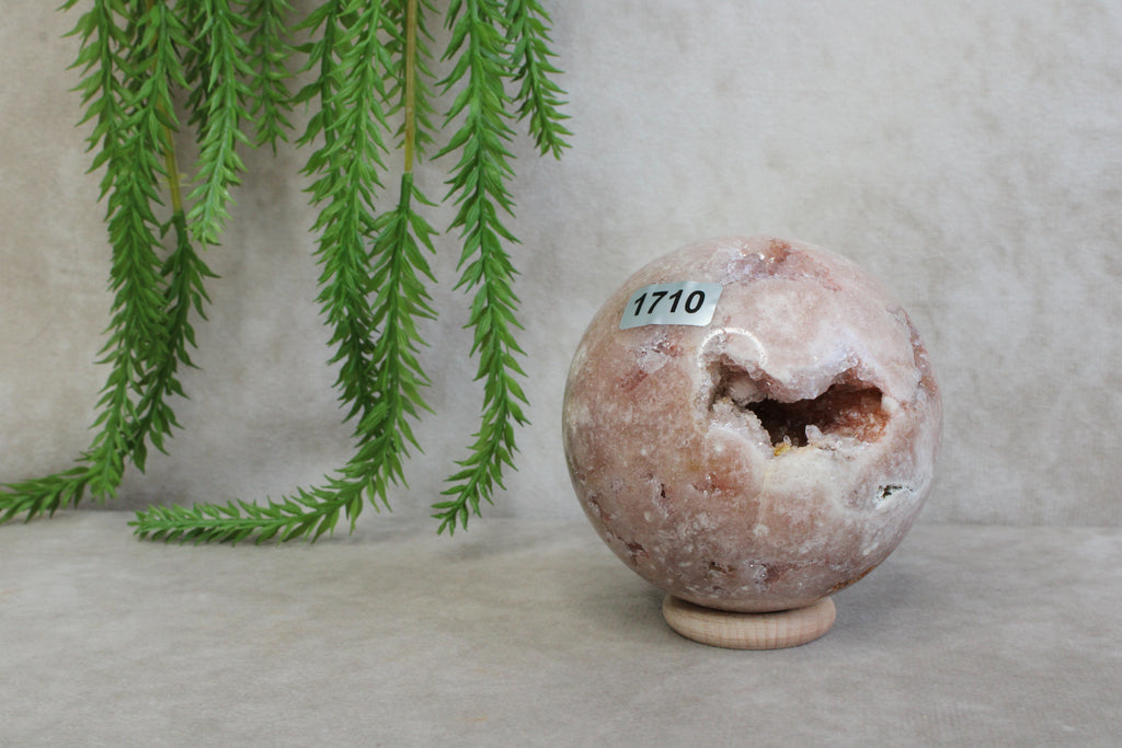 Roze amethist bol #1710