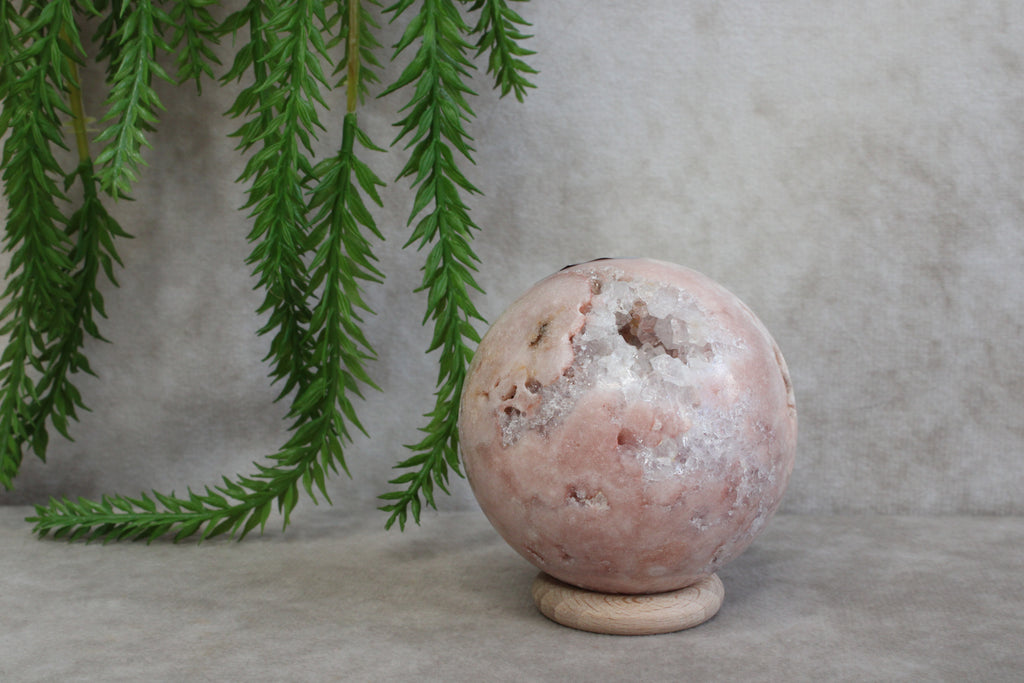 Roze amethist bol #1698