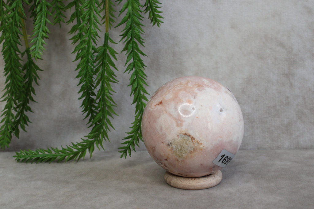 Roze amethist bol #1698