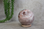 Roze amethist bol #1696