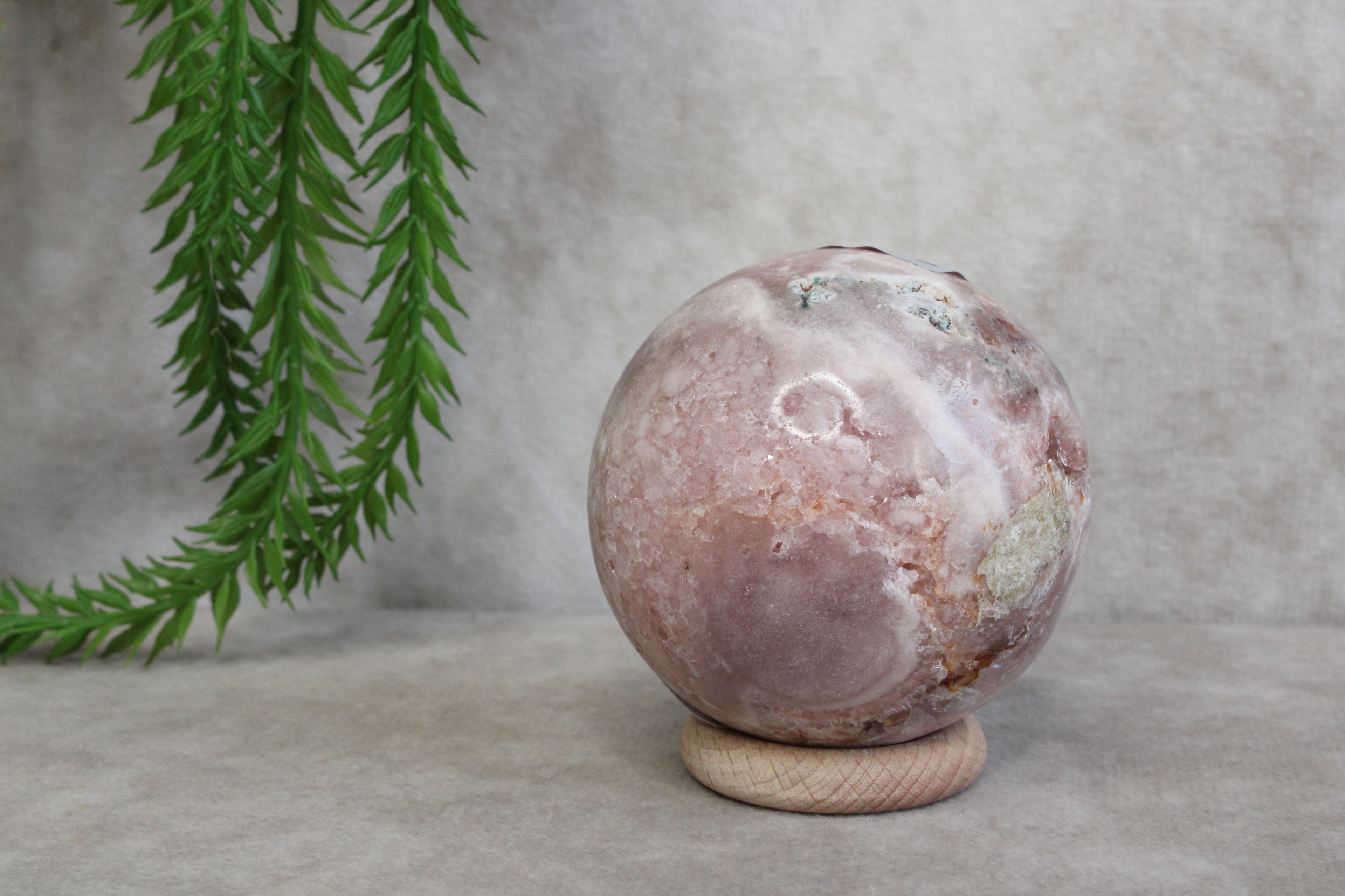 Roze amethist bol #1696