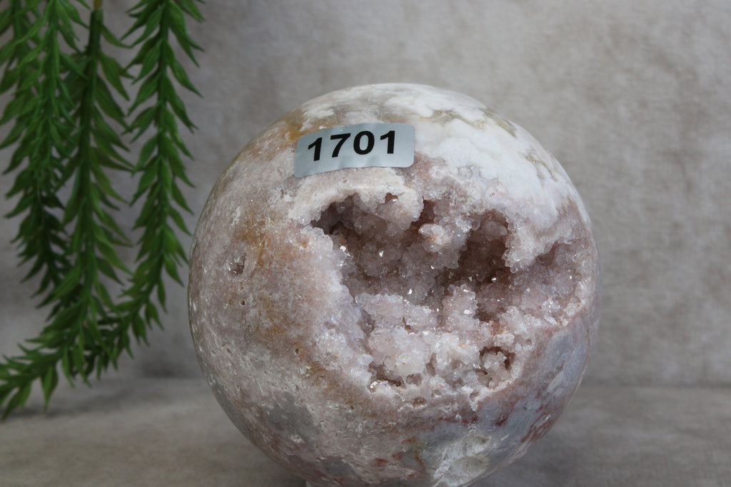 Roze amethist bol #1701