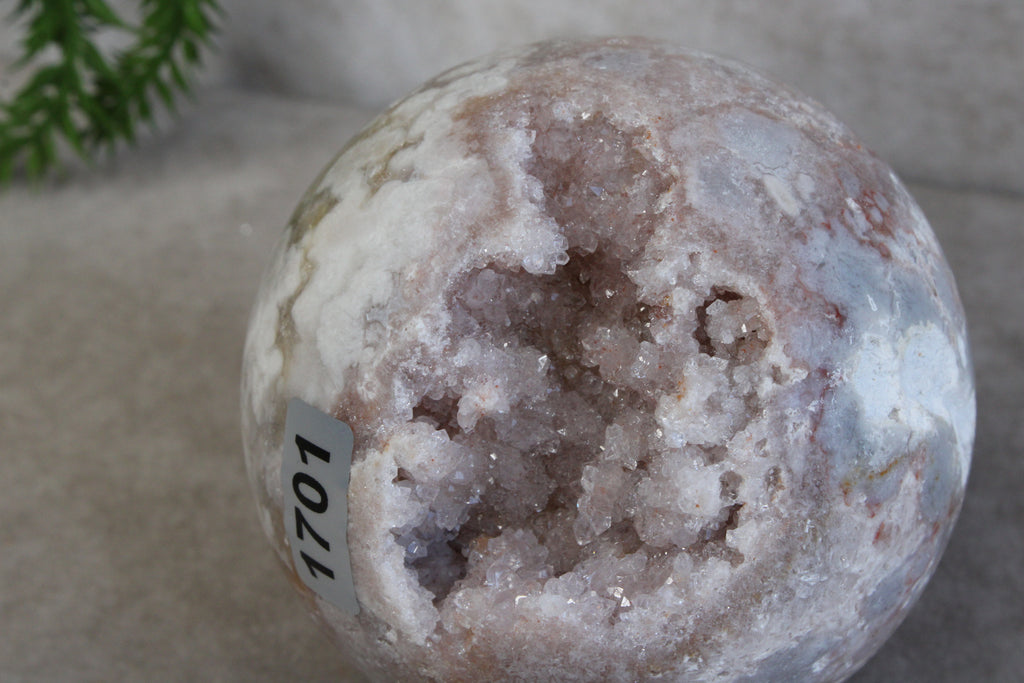 Roze amethist bol #1701