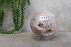 Roze amethist bol #1697