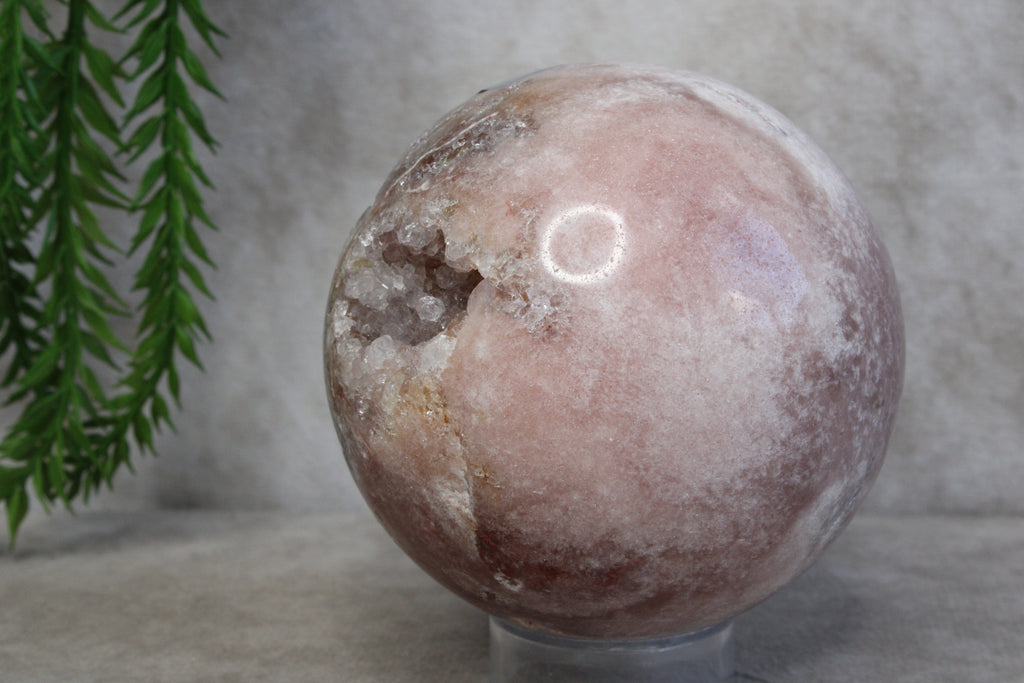 Roze amethist bol #1697