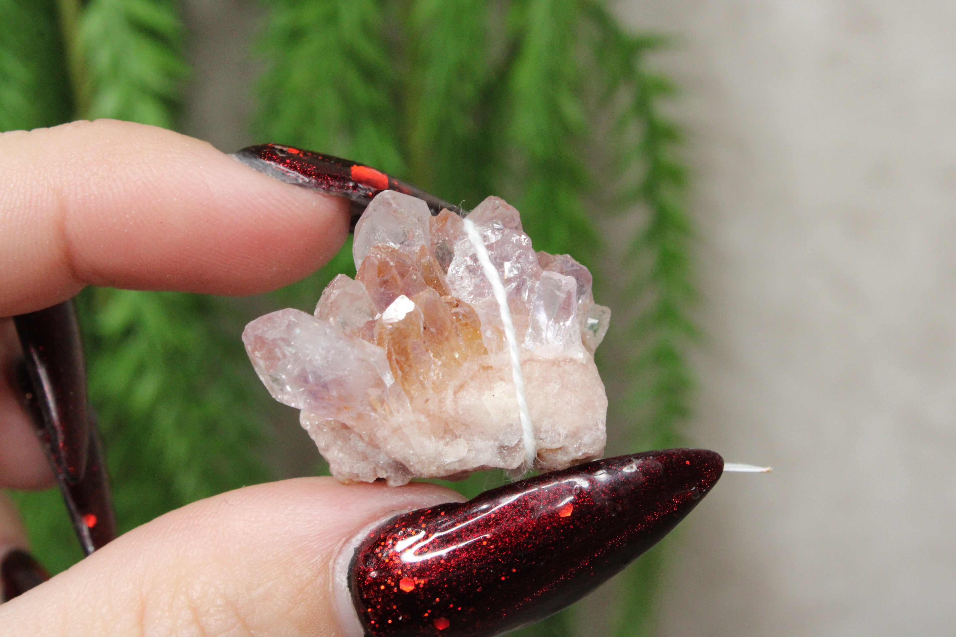 Roze amethist cluster #27