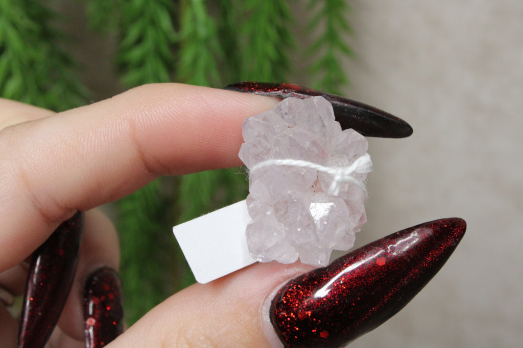Roze amethist cluster #40