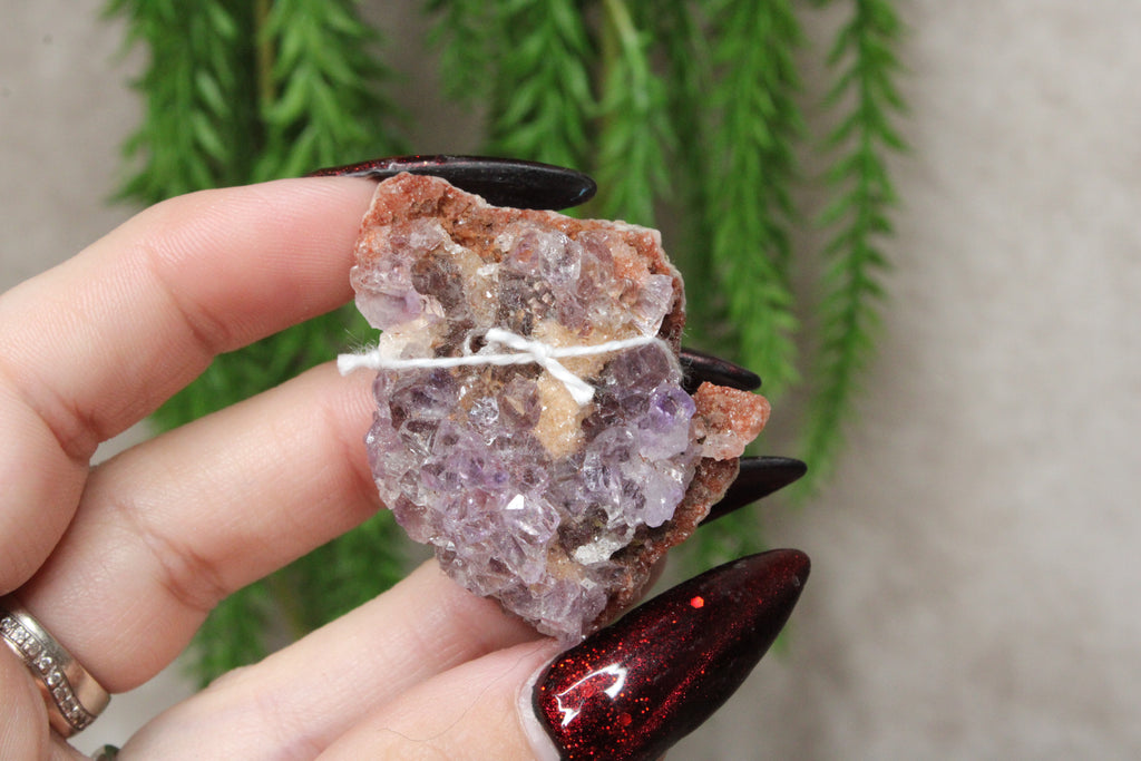 Roze amethist cluster #40
