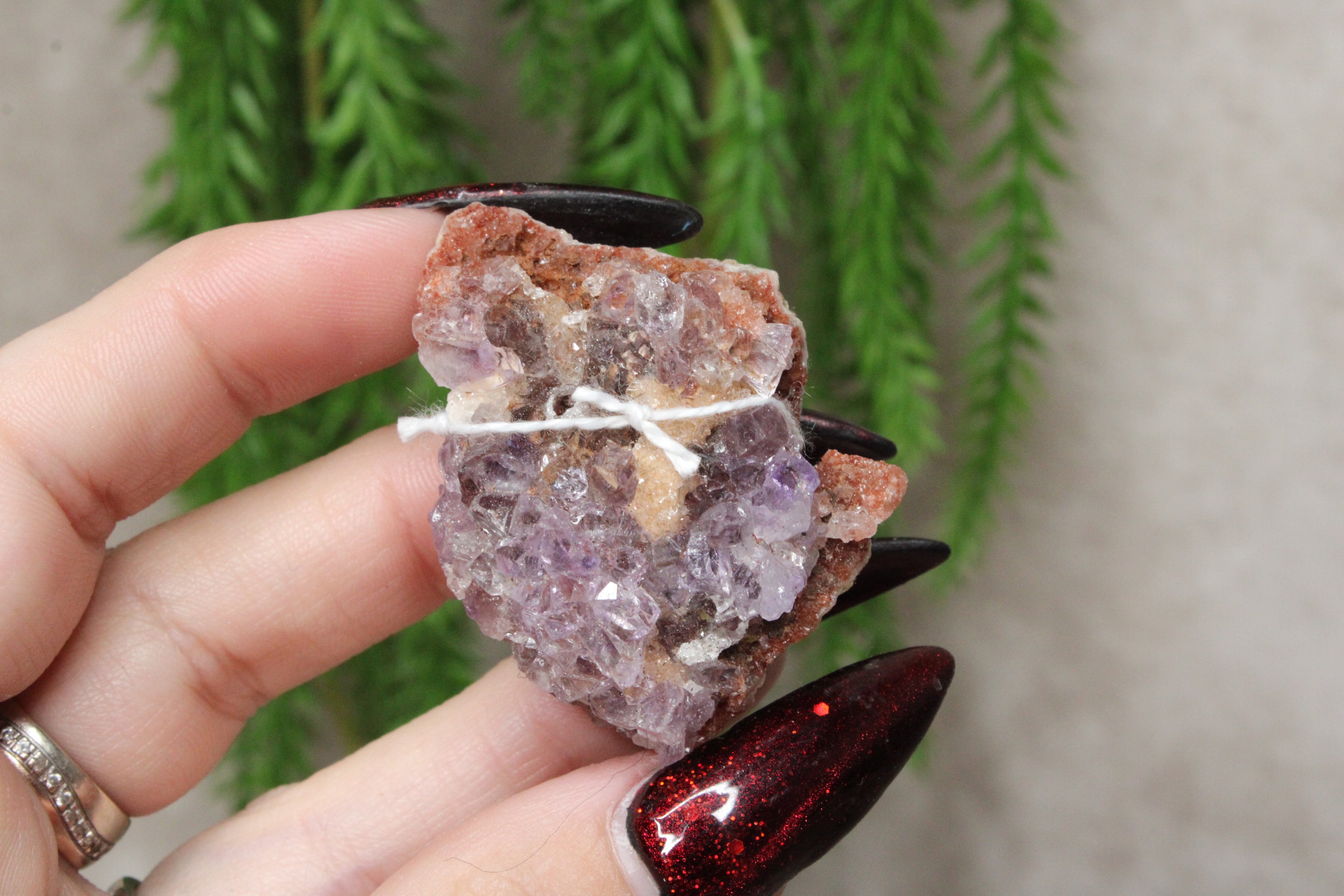 Roze amethist cluster #40