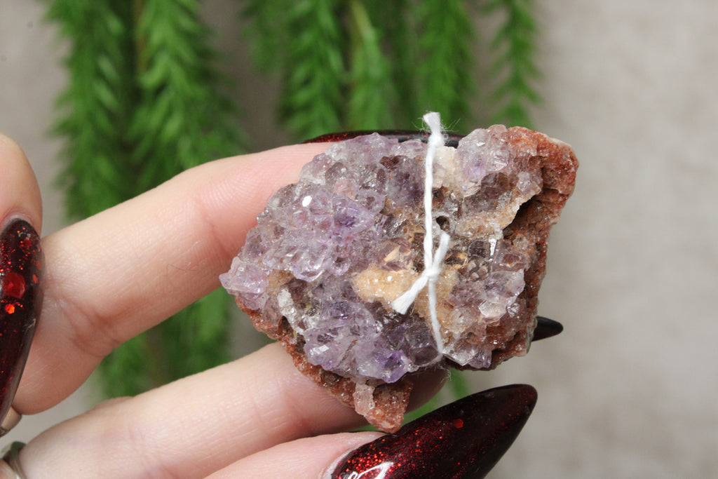 Roze amethist cluster #40