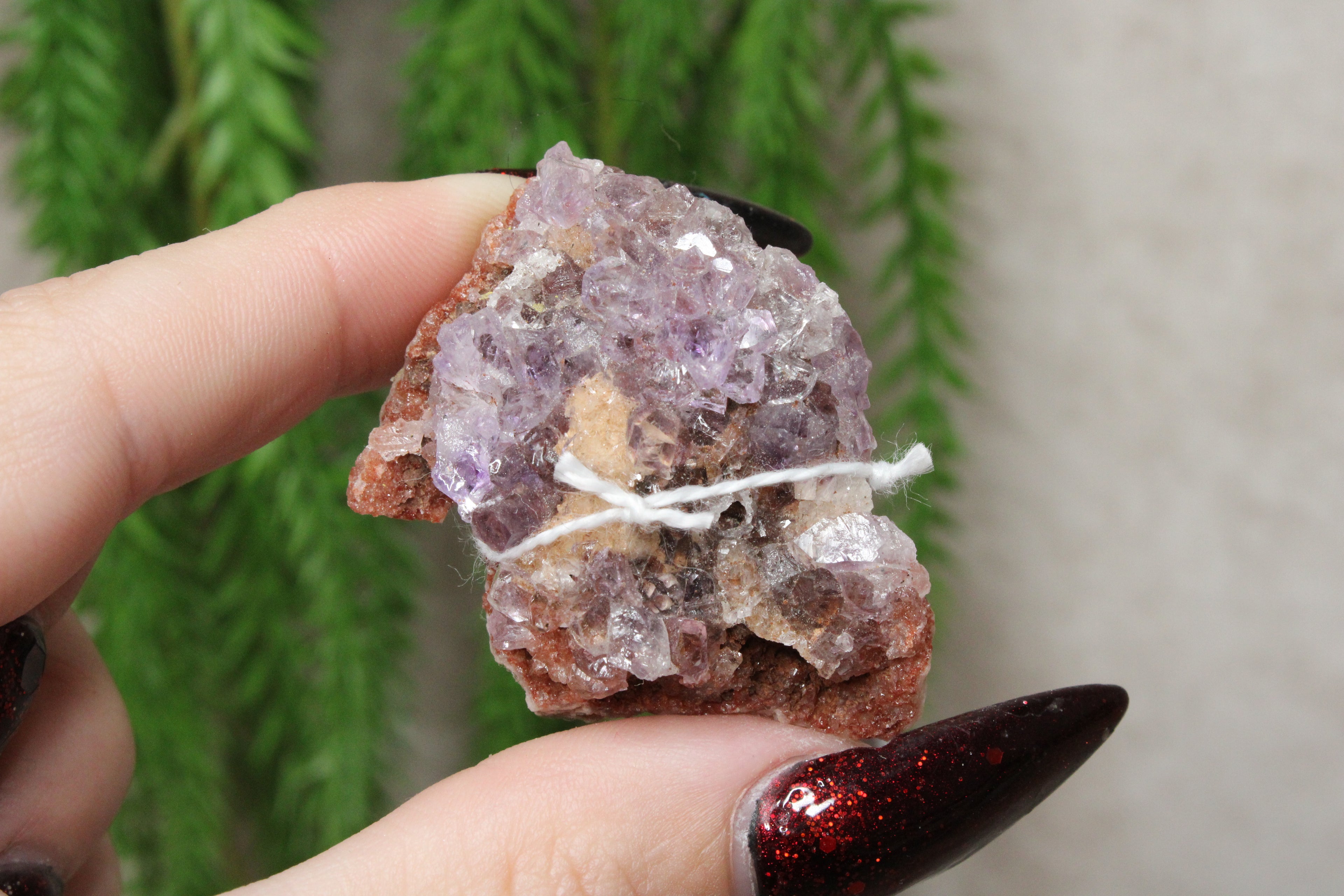 Roze amethist cluster #40