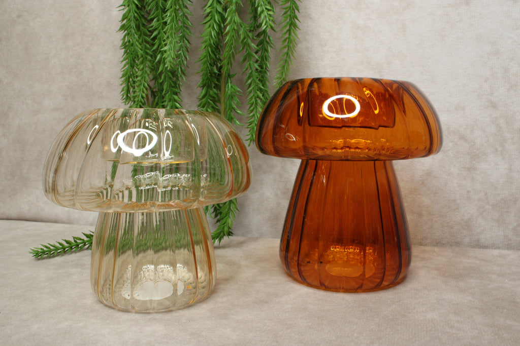 paddenstoelen set glas
