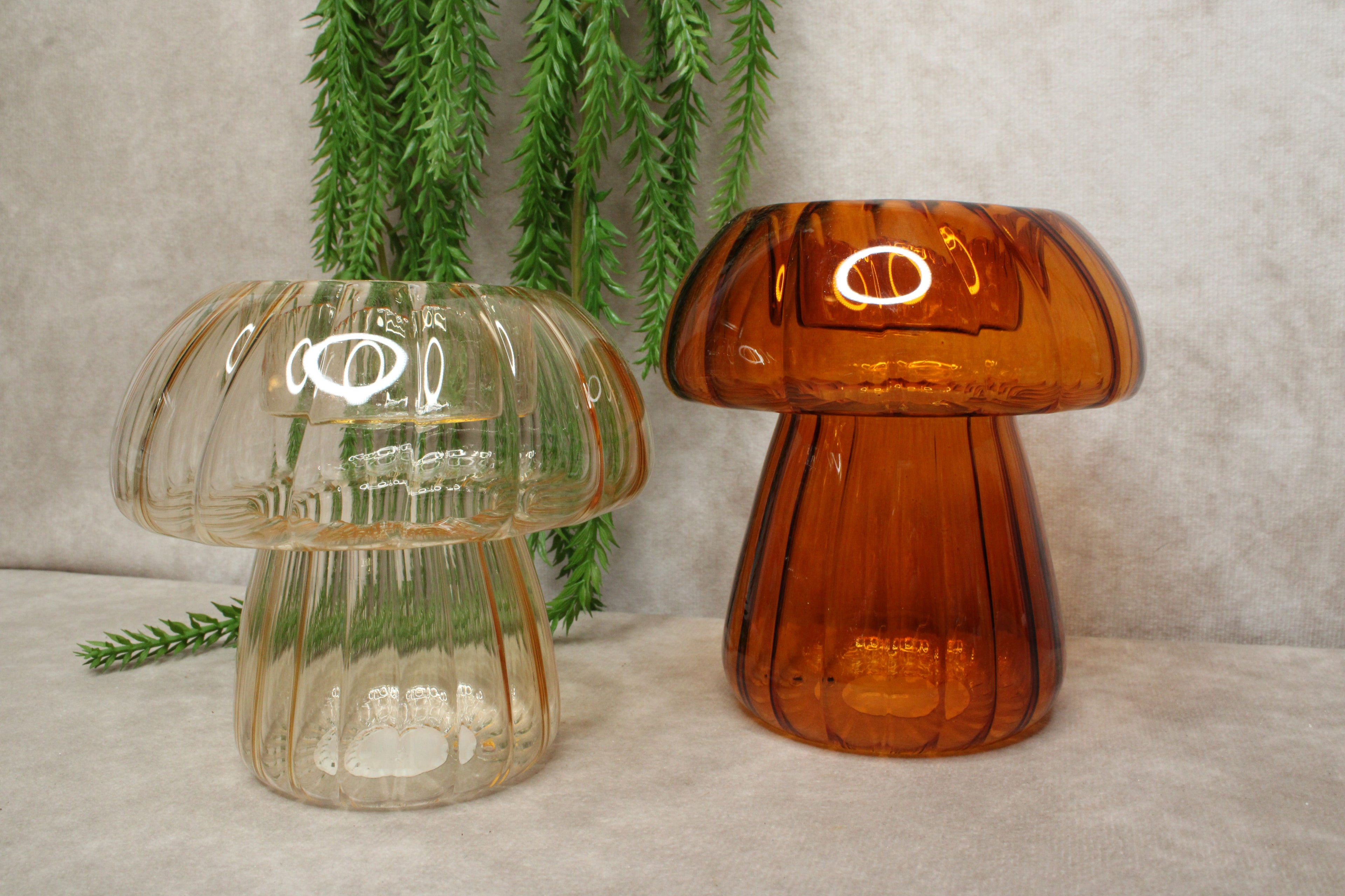 paddenstoelen set glas