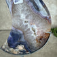 Maan Blue flower agate #1442