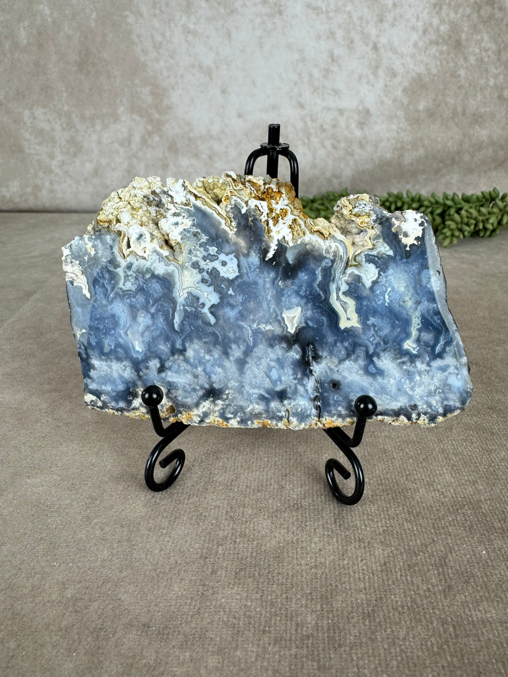 Blue agaat slab #1453