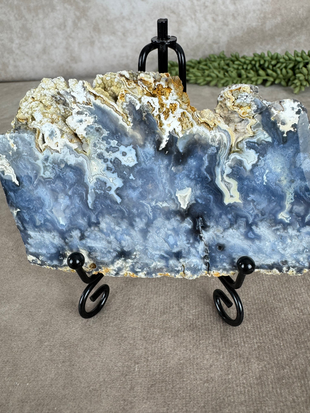 Blue agaat slab #1453