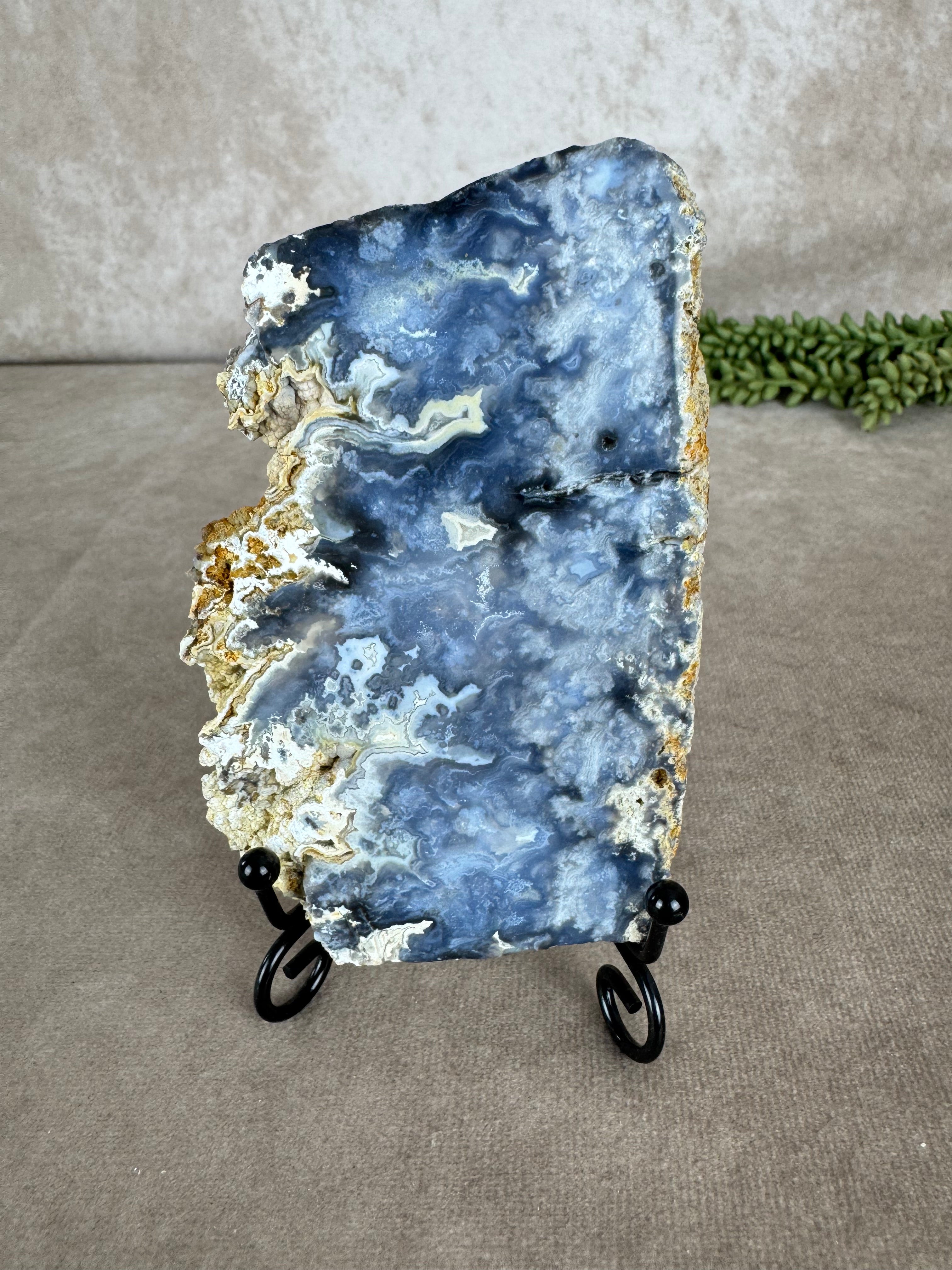 Blue agaat slab #1453