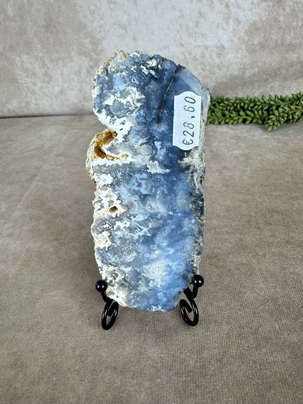 Blue agaat slab #1454
