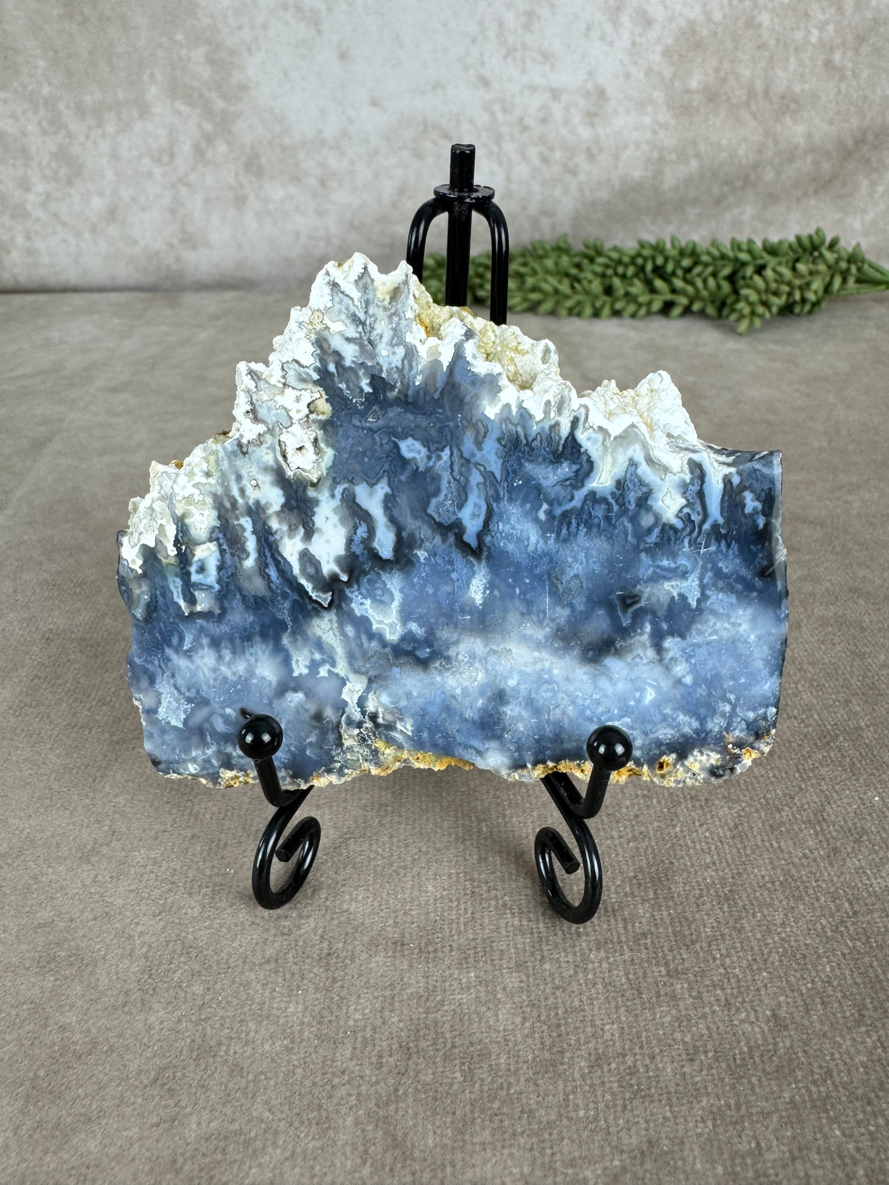 Blue agaat slab #1457