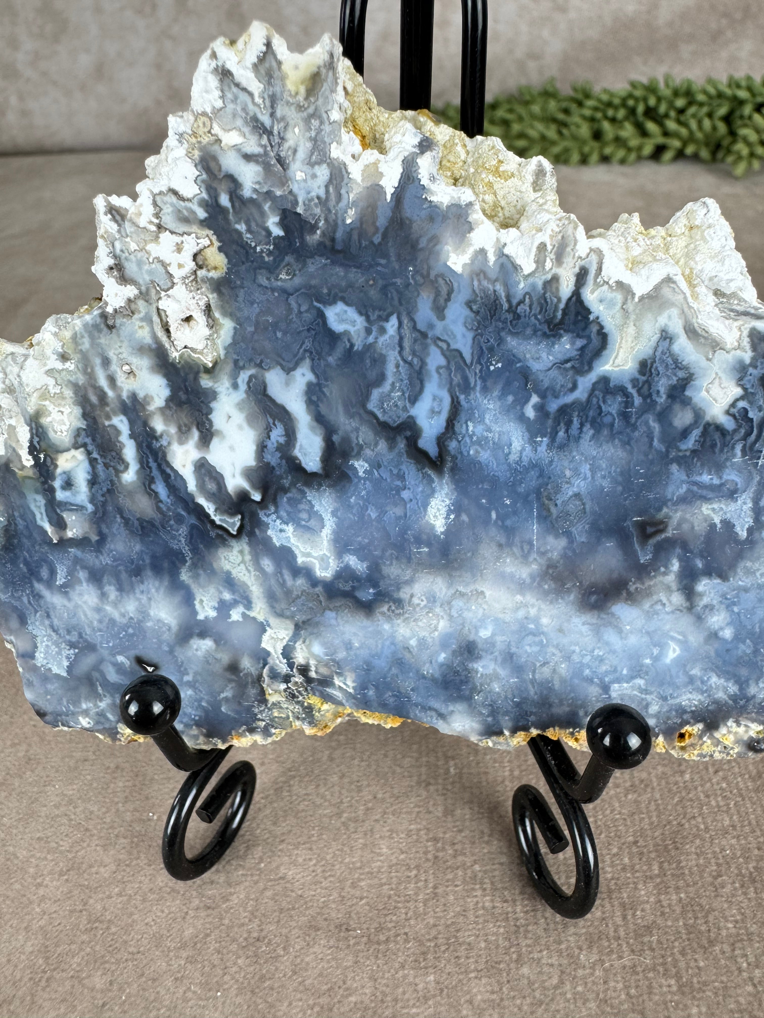 Blue agaat slab #1457