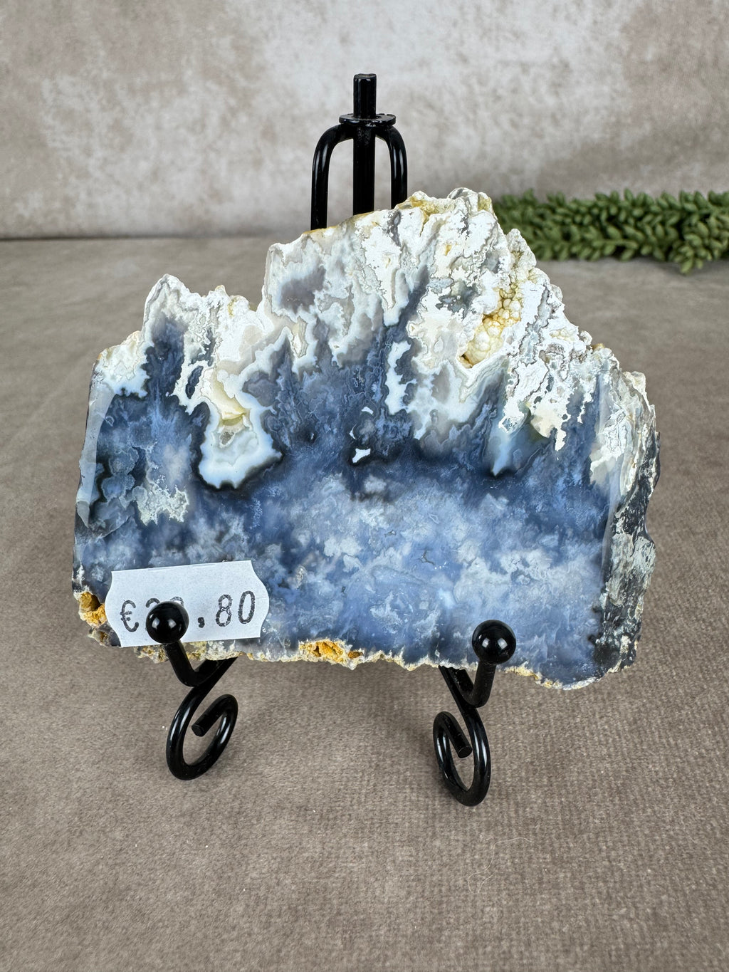 Blue agaat slab #1457