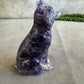 wolf met amethist chips