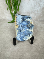 Blue agate slab #1475