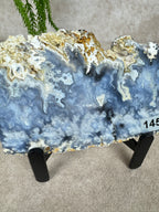 Blue agate slab #1453