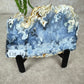 Blue agate slab #1453