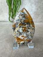 Agaat met kwarts vlam #7