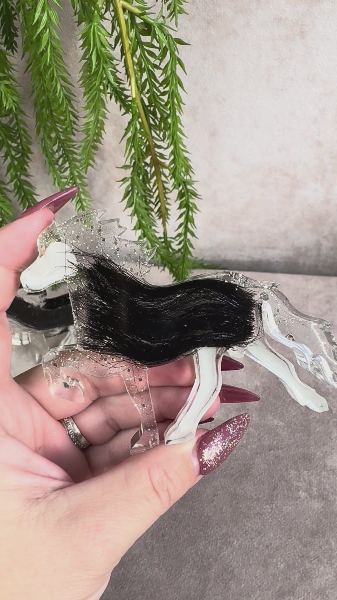 Epoxy paarden beeldje 3 maten