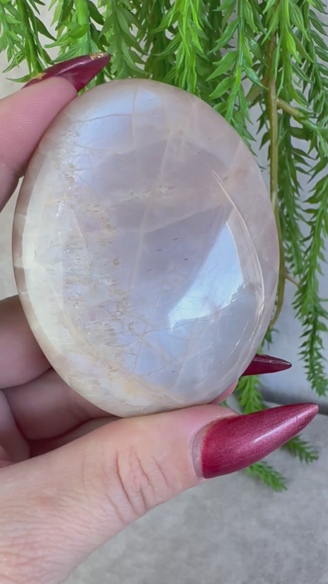 Handsteen maansteen #31